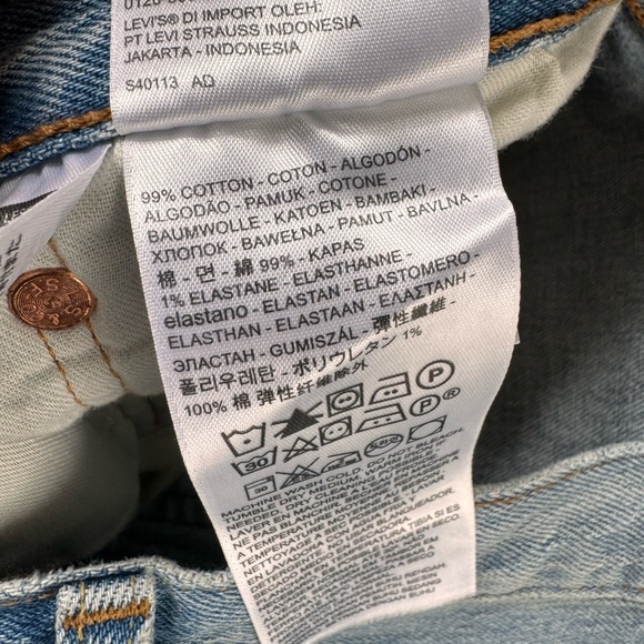 Levi’s 501 Men Buttonfly Denim Short size 38 - Picture 8 of 10